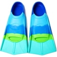 thumbnail image 1 of Aletas para niños aletas cortas para natación entrenamiento piscina principiantes, 1 of 8