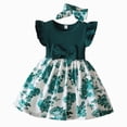 thumbnail image 5 of Toddler Girl Clothes Outfit Baby Girl Romper Dress My First Easter Fly Sleeve Flower Dress Cute Baby Summer Clothes Baby Girl Gifts, 5 of 6