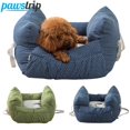 thumbnail image 2 of Portable Dog Bed Pet Car Seat Safety Chair Basket for Small Medium Warm Puppy Carrier Protector Travel Dog Beds Pet Supplies ShopWise Round, 2 of 7