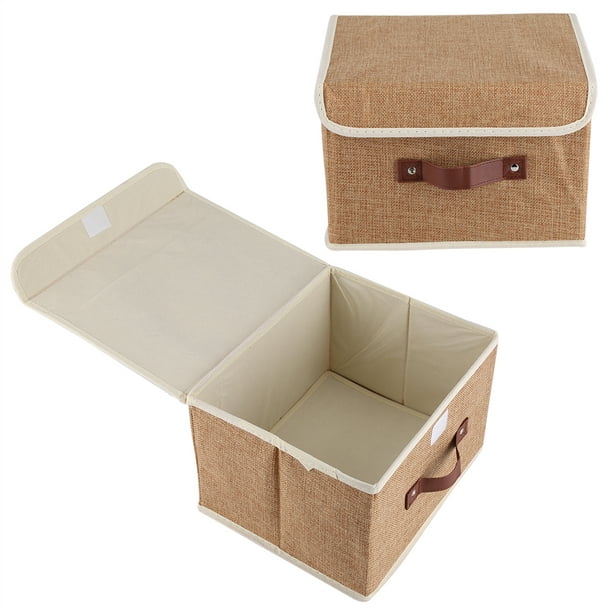 3 Pcs Tissu Panier de rangement avec poignées, pliable imperméable à l'eau,  boîtes de cube de rangement Organisateur à domicile