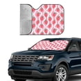 thumbnail image 4 of Bingfone Strawberries Car Windshield Sun Shade Protector Keep Your Vehicle Cool Sun Shield Visor Cover Foldable for Car Truck SUV-Small, 4 of 8