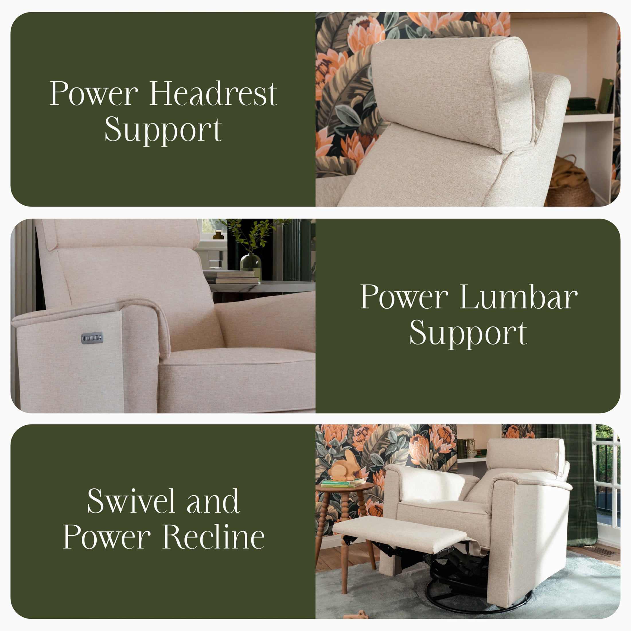 Namesake Willa Pro Power Recliner and Swivel Glider