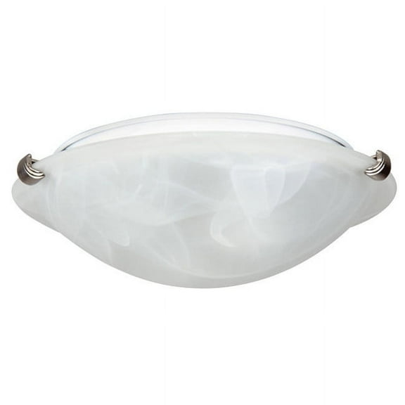 Sunset Lighting F7288 2 Light 15-3/8" Wide Flush Mount Bowl Ceiling Fixture - Nickel
