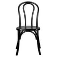 thumbnail image 3 of Bentwood Wood Black Restaurant Chair with Standard Square Seat by Chivari, 3 of 11