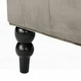 thumbnail image 6 of Modern Glam Loveseat with Jewel Colors & Wingback, 6 of 11