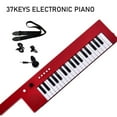 thumbnail image 3 of Piano digital de 37 teclas, duradero, ideal para regalar y aprender. Rojo, 3 of 4