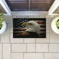 thumbnail image 3 of Bald Eagle Portrait Printed Outdoor Door Mat, design by Collin Bogle, 18"x30", 3 of 8