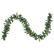 9' x 8" Pre-Lit Canadian Pine Artificial Christmas Garland, Clear Lights