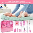 thumbnail image 5 of LNKOO Baby Grooming Healthcare Kit , Baby Care 13 In 1 Essentials Stuff Shower Gifts Nail Clippers Trimmer Products, Comb Brush, Thermometer, Dispenser, Nursery Care Kits for Boy Girls, 5 of 7