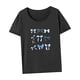 thumbnail image 5 of Camiseta de mujer Camiseta básica elegante de verano para trabajo en la calle Caminar Camping Viajes L, 5 of 7