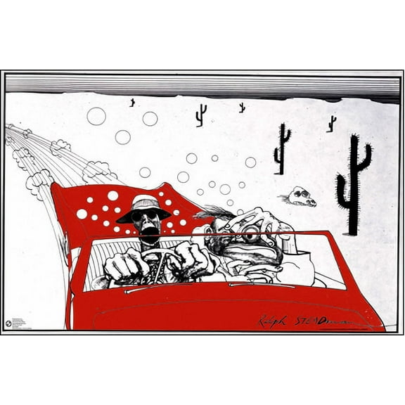 Ralph Steadman - Fear & Loathing Poster 36.5" x 24.5" Laminated