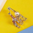 thumbnail image 2 of Pearl Brooch Santa Socks Brooches Antique Christmas Brooches Santa Claus Lapel Pin Christmas Breastpin Xmas Brooch, 2 of 2