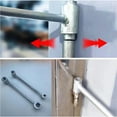 thumbnail image 3 of Hinges Gap Adjusting Wrench Upgrade Adjustable Door Hinge Repair Spanner Steel Double-Head Hinge Adjuster Tool Portable Heavy-Duty Door Hinge Repair Tool for Easy Door Fixes, 3 of 7
