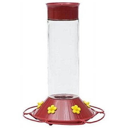 Perky-Pet 209B Our Best Glass Hummingbird Feeder, Red, 30 OZ - 1