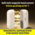 thumbnail image 5 of Horivan 1 Packs Rechargeable Magnetic Hand Warmer 3 Heat Settings Portable USB Heater for Outdoor Camping Hiking Winter Cold Weather Hand Warmer Rechargeable with Fast Heating Technology, 5 of 6