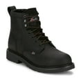 thumbnail image 2 of Justin Original Workboots Mens Dayworker Onyx 6 Inch Waterproof Soft Toe, 2 of 5