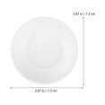 thumbnail image 2 of 10 piezas de salsa de plástico blanco platos alimentos tazones de alimentos placas de aperitivo de platillo sazonantes resistentes HOMEMAXS HaoMX4648250, 2 of 6