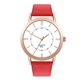 thumbnail image 1 of Reloj de PU unisex de moda con esfera redonda, elegante reloj de pulsera de cuarzo, decoración (rojo), 1 of 6