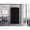 ESPRESSO, variant on Depot E-Shop Bosko 3 Doors Armoire, 2 Drawers, 4 Shelves, Metal Rod, White