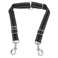 thumbnail image 3 of LOLIPPYY 1Pcs Double Clip Lead for Dogs in Black Nylon Material, 3 of 7