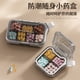 thumbnail image 2 of Portable pillbox with 7-day-a-week refill capacity, large 7-compartment, translucent ice white design., 2 of 5