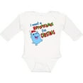thumbnail image 3 of Inktastic I Want a Hippopotamus for Christmas Cute Stuffed Hippo Boys or Girls Long Sleeve Baby Bodysuit, 3 of 5