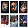 thumbnail image 1 of Star Wars: Episode I, II, III IV, V & VI - Framed 6 Piece Movie Poster / Print Set (Regular Styles 1) (Size: 24" x 36" each), 1 of 4