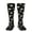 2 Black-2, variant on Rose Flowers Thigh High Socks Extra Long Stretchy Sock Women Over Knee High Opaque Stocking Daily Wear