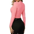 thumbnail image 4 of Sherrylily Women Deep V Neck Wrap Sweater Slim Knitted Long Sleeve Jumper, 4 of 6