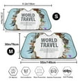 thumbnail image 3 of Balery World Travel Windshield Sun Shade, Car Front Window Sunshade Cover ,Automotive Interior Portected Blocks Uv Rays For Car Pickup Truck Suv Accessories- Medium, 3 of 7