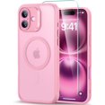 thumbnail image 1 of for iPhone 16 Pro Max Case, Compatible with MagSafe, Shockproof Military-Grade Protection, Magnetic Phone Case for iPhone 16 Pro Max, Classic Hybrid Case (HaloLock), Clear, 1 of 5