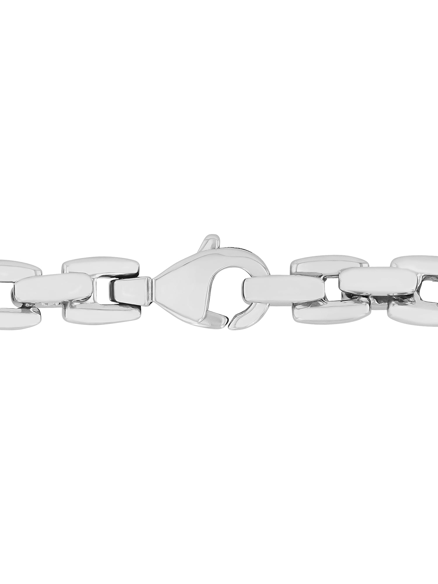 Men's Stainless Steel H-Link Chain, 24" - Brilliance Fine Jewelry