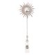 thumbnail image 3 of Elegante accesorio con clip para cinturón retráctil para doctor Girasol dorado, 3 of 9