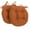 Rust Brown, variant on 16-inch Solid Twill Round Tufted Chair Cushions (Set of 2) - Spice