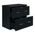 thumbnail image 6 of Alpine 2-Drawer Engineered Wood Lateral File with Lockdowel  in Black Finish, 6 of 11