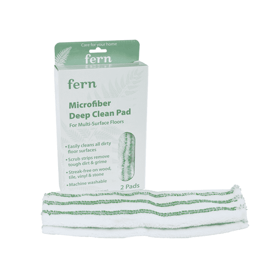 Fern MK27123 Microfiber Mop Refill - High-Performance Deep Cleaning Pad with Scrub Strips for Fern 48" Mop Kits - Renew Your Cleaning Power!