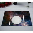 thumbnail image 1 of EREHome Galaxy Space Universe Placemat Table Mat 12x18 inches,Set of 2, 1 of 1