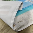 thumbnail image 5 of Ambesonne Tropical Place Mats Set of 4, Tropical Beach Palm Trees, Standard Size, White Green Blue, 5 of 6