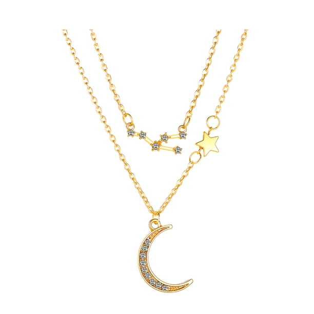 Fiudx Collar de Aleación de Metal Ahuecado con Incrustaciones de Confesión, Joyería para Dama, Regalo