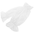 thumbnail image 1 of Luxshiny 1 Paire de Gants de Mariée en Satin Design Blanc pour Femmes Occasions Formelles, 1 of 8