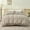 Khaki, variant on Simple&Opulence Classic Collection Farmhouse 3-Piece Linen Cotton Solid Duvet Sets-Linen/Beige, California King Size