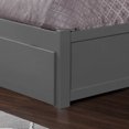 thumbnail image 4 of Lit Plateforme Grand en Bois Orlando avec Pied de Lit et Tiroirs de Rangement, Gris, 4 of 24