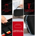 thumbnail image 6 of Carrying Case for Nintendo Switch 2 Model(2025), Portable Hard Shell Pouch Carrying Travel Game Bag for Nintendo Switch 2 Accessories Holds 12 Game Cartridge (Black), 6 of 8