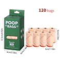 thumbnail image 5 of 120-Pack Biodegradable Dog Waste Bags - Extra Thick Pet Cleanup Kit, Poop Bags, 9x13 Inch Leak-Proof Cornstarch Material, for Dog Walking/Litter Box, Eco-Friendly Disposal System, Pink, 5 of 6