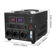 VEVOR 3000W 2 Led Voltage Converter Transformer Step Up/Down 220V-110V /110V-220V FCC&ETL Certificated