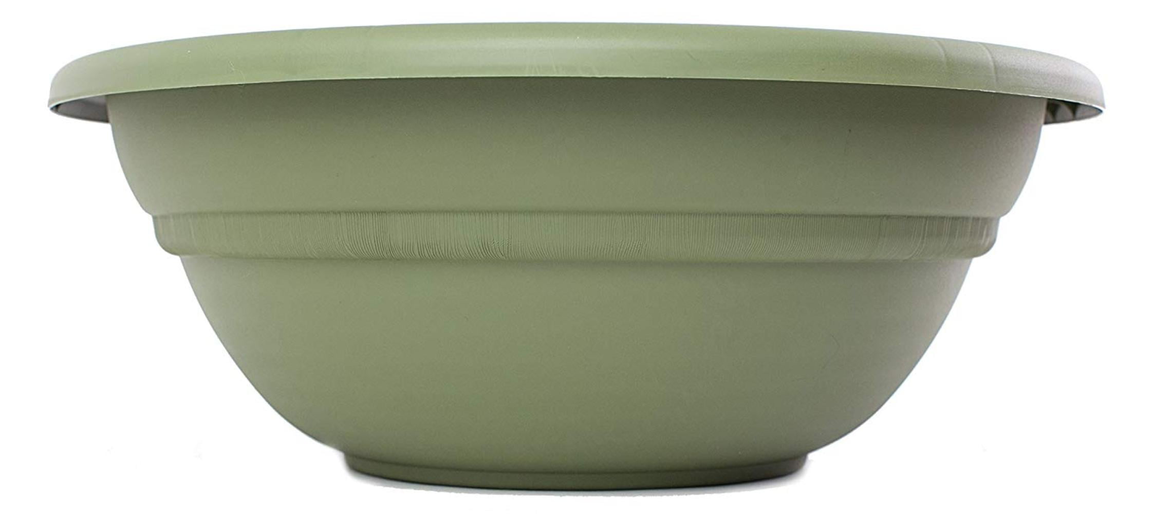 MB182042 Milano Planter Bowl, 20Inch, Living Green