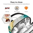 thumbnail image 4 of ERJLKXP Turquoise Marble Texture Insulated Lunch Bags for Women and Men,Adult Reusable Lunch Tote Bag for Work,cooler bag, 4 of 7