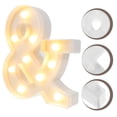 thumbnail image 2 of GOOHOCHY Lámpara de mesa con luz LED y forma, lámpara decorativa LED para boda, fiesta de cumpleaños, 2 of 7