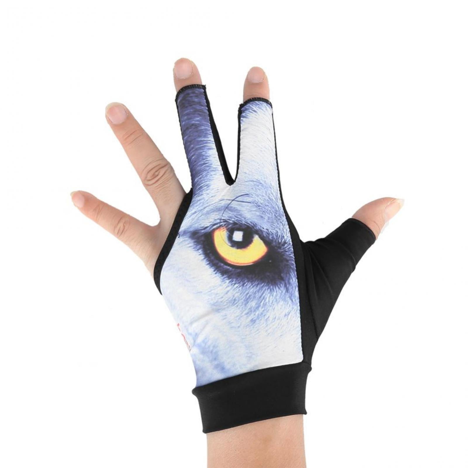 Billiard, Snooker & Pool Gloves Tbest Boodun 4 Colors Adults 3Finger