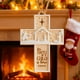 thumbnail image 3 of Colgante de madera para árbol de Navidad 2023 | Adorno colgante redondo romántico | Decoración artesanal de madera pulida | Decoración navideña multiusos para pared, mesa y para regalar, 3 of 3